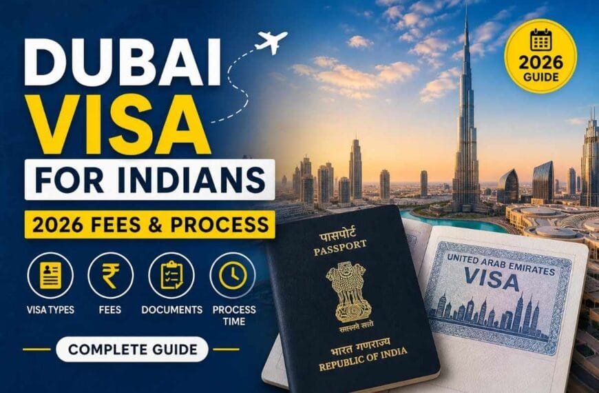 Dubai Visa for Indians 2026 fees and process guide with passport, UAE visa and travel requirements