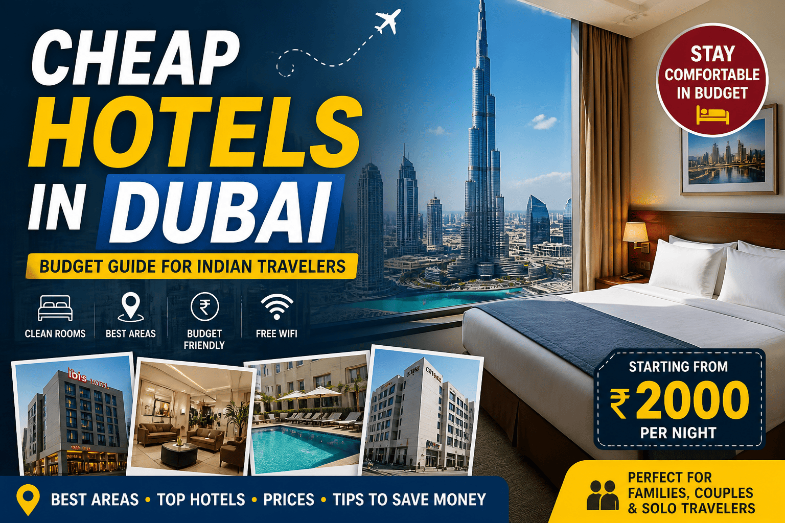 cheap hotels in Dubai for Indian travelers budget stay guide 2026