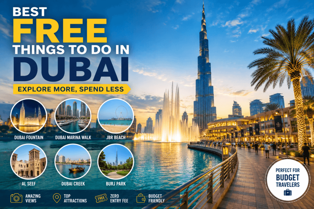 Best Free Things to Do in Dubai for Indian Travelers