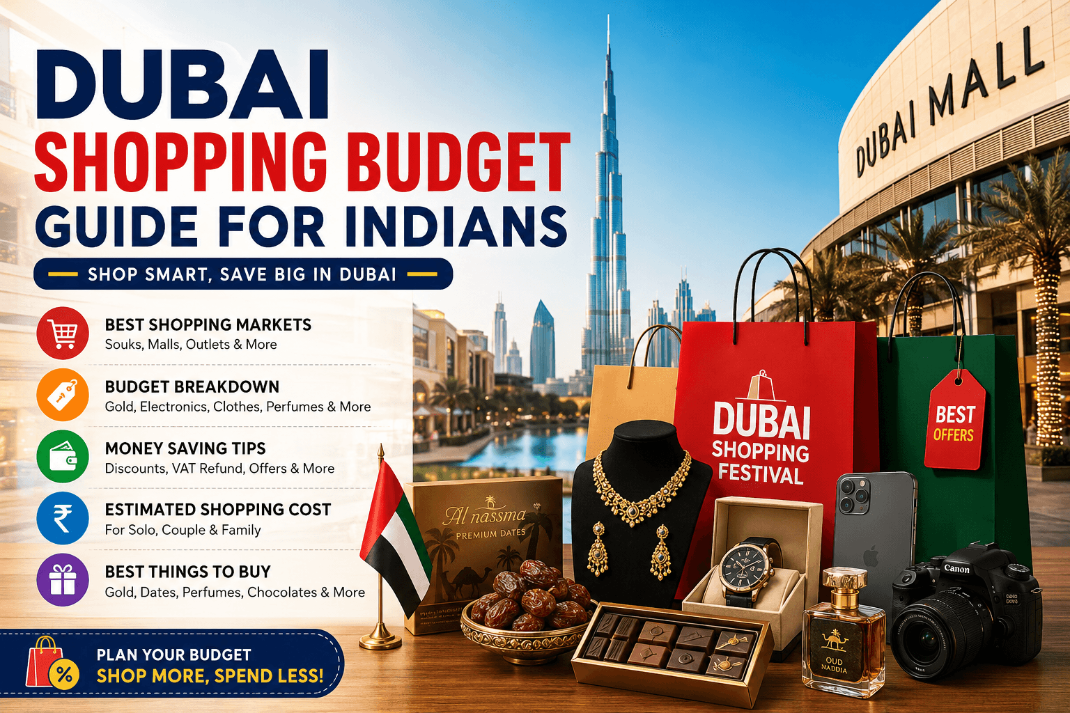 Dubai Shopping Budget Guide for Indian Travellers