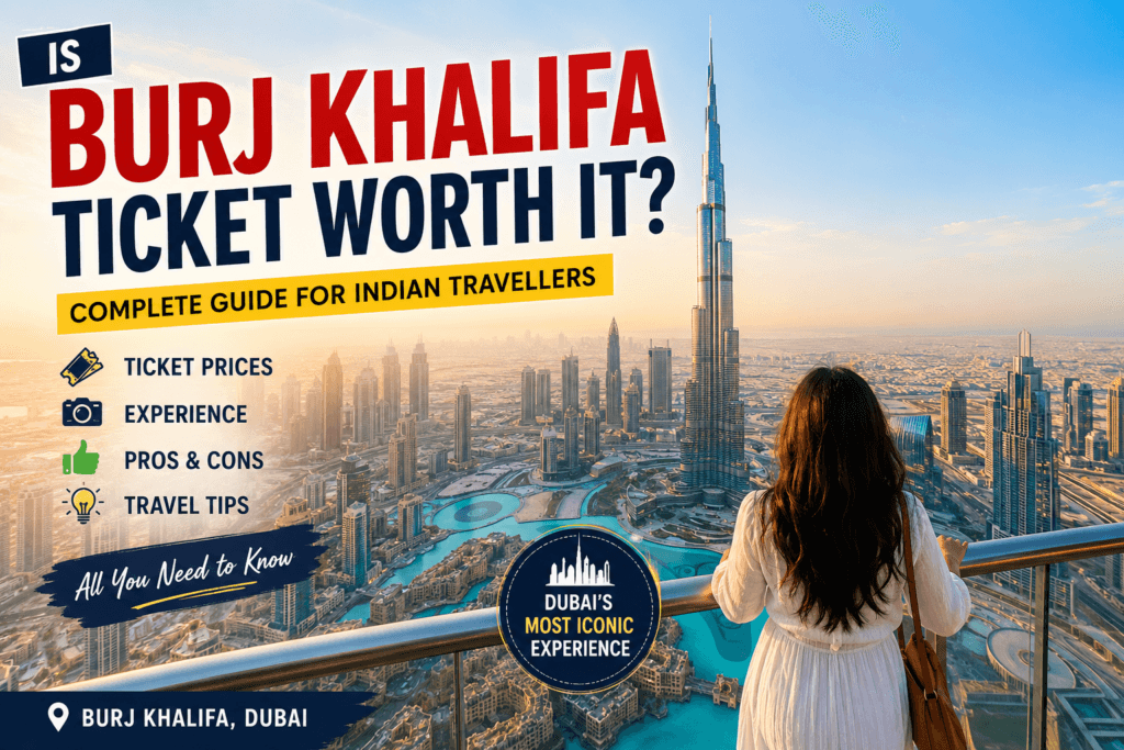 Burj Khalifa Ticket Worth for Indian Travellers