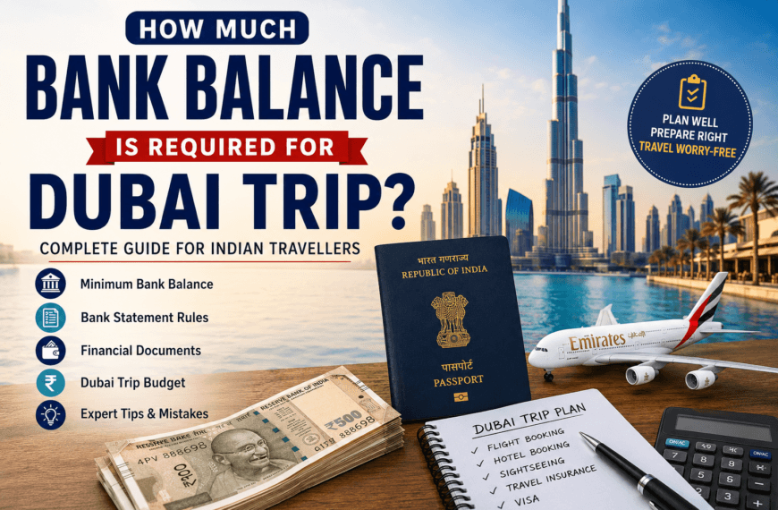Bank Balance for Dubai Trip