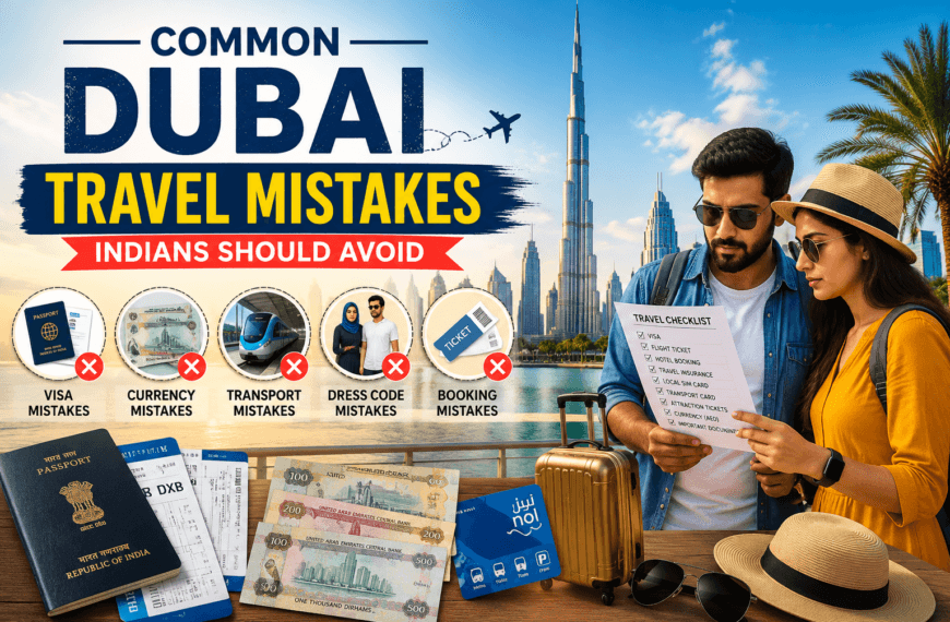 Dubai Travel Mistakes guide for Indian tourists visiting Dubai