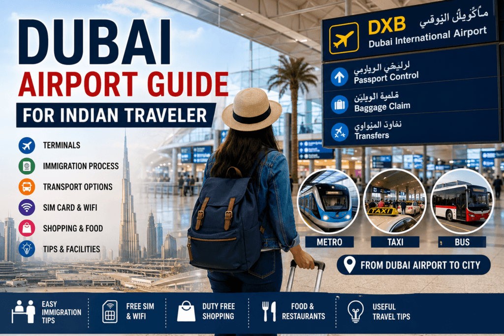 Dubai Airport Guide for Indian Traveler
