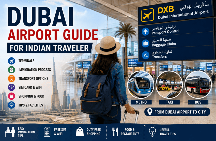 Dubai Airport Guide for Indian Traveler