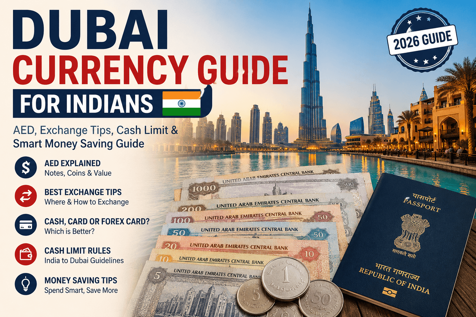 Dubai Currency Guide with UAE Dirham Notes