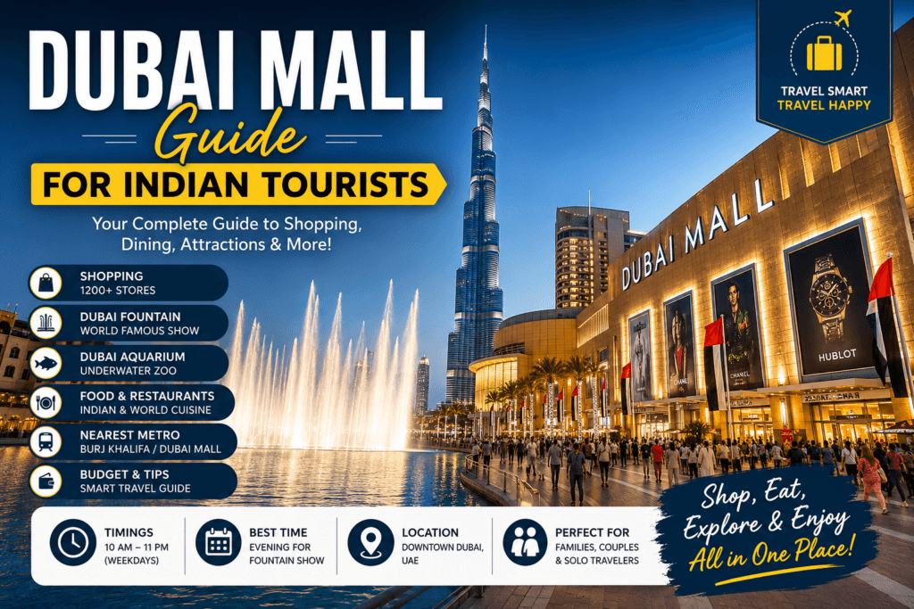 Dubai Mall Guide for Indian Tourists