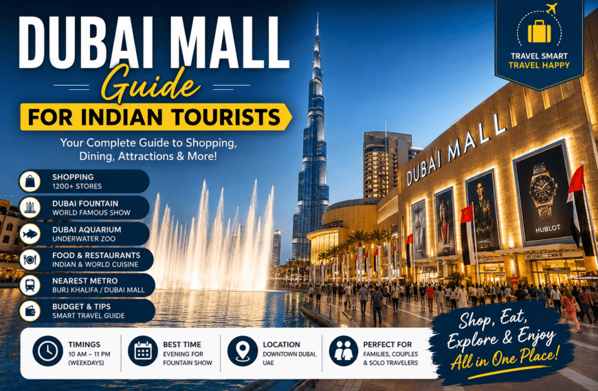 Dubai Mall Guide for Indian Tourists