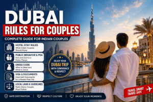 Dubai Rules for Couples travel guide for Indian couples visiting Dubai