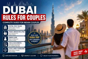 Dubai Rules for Couples travel guide for Indian couples visiting Dubai