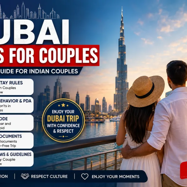 Dubai Travel Rules for Indian Couples (2026) – Complete Guide Before Planning Your Trip