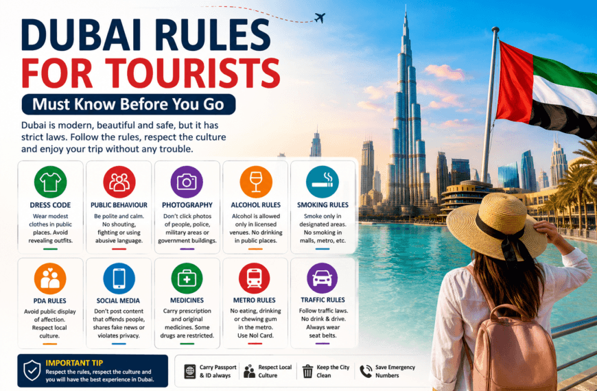 Dubai Rules for Tourists in 2026