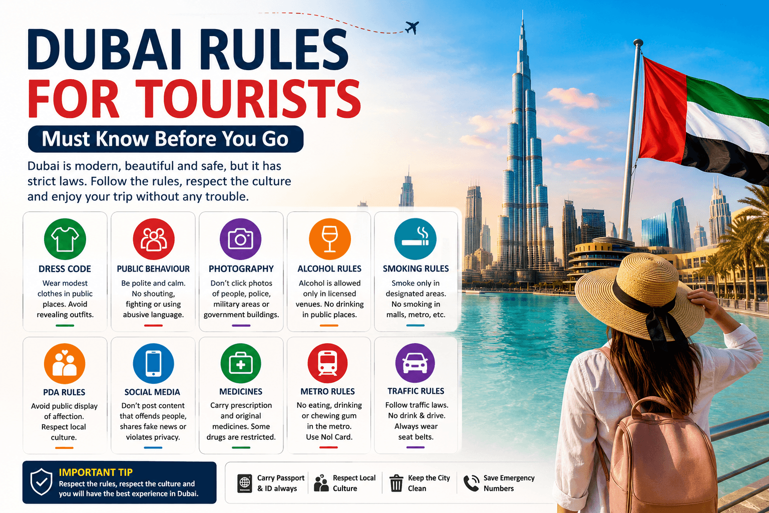 Dubai Rules for Tourists in 2026