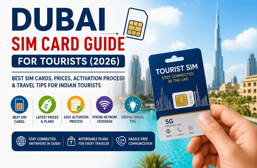 Dubai SIM Card Guide for Tourists