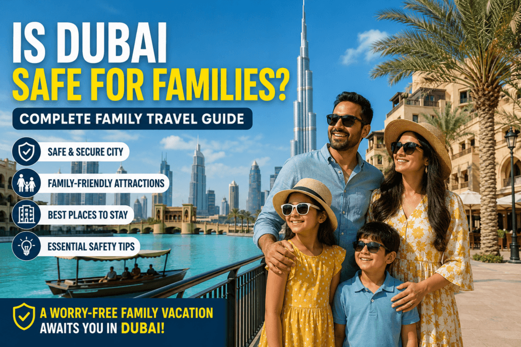 Dubai Safe for Families enjoying a safe and memorable vacation in Dubai
