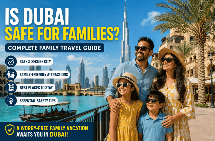 Dubai Safe for Families enjoying a safe and memorable vacation in Dubai