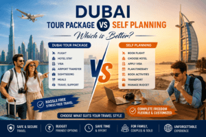 Dubai Tour Package vs Self Planning comparison guide for Indian travellers