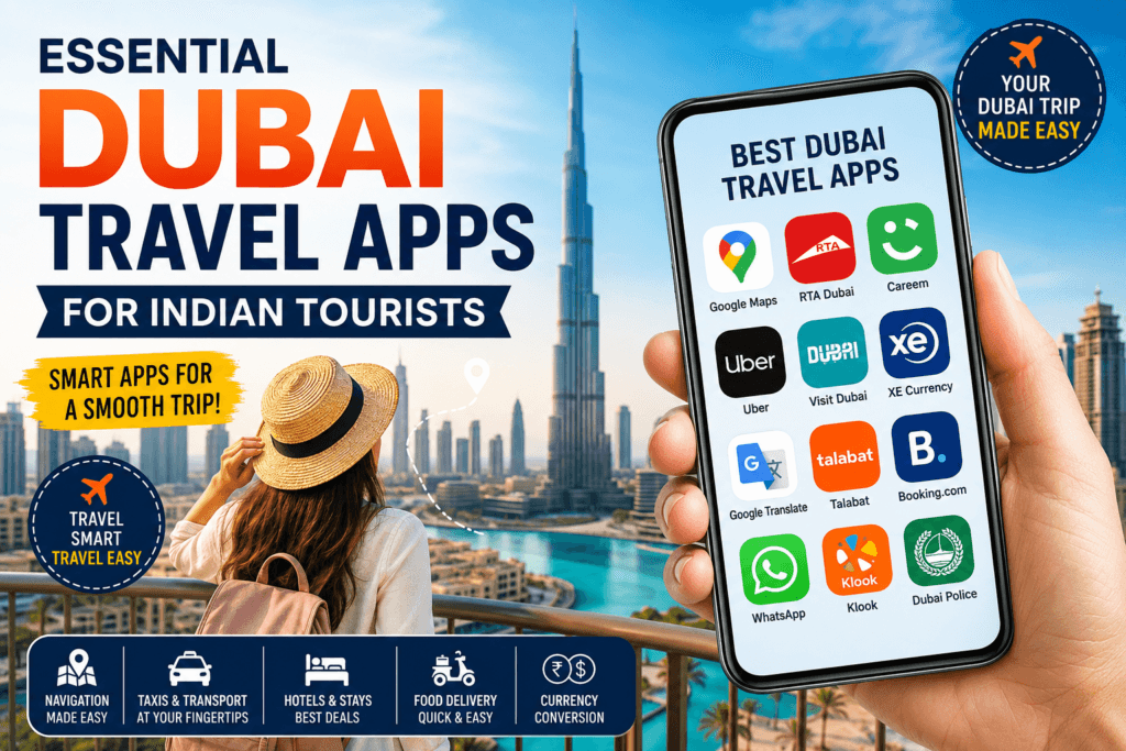 Dubai Travel Apps for Indian Tourists