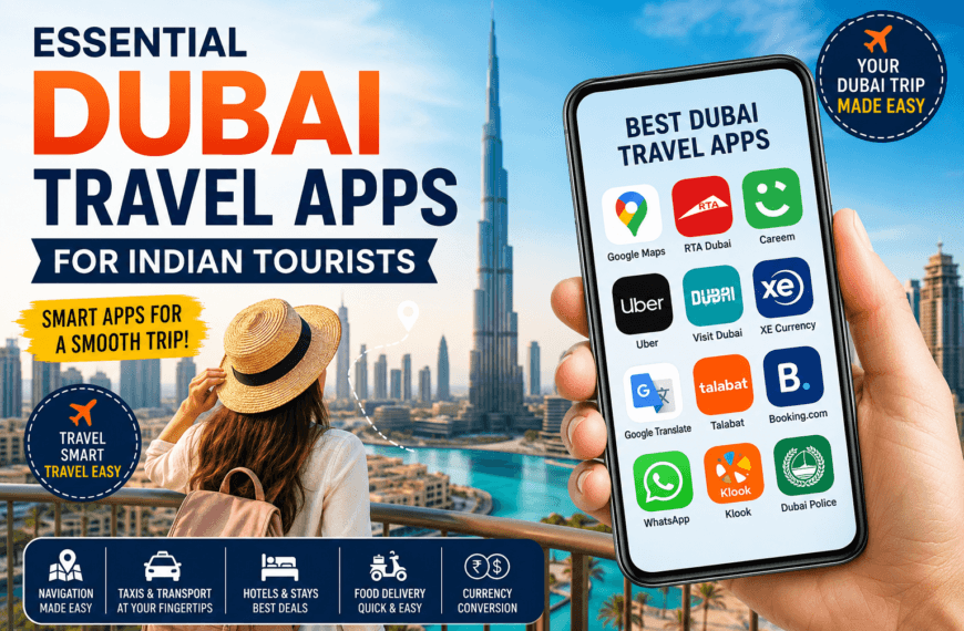 Dubai Travel Apps for Indian Tourists