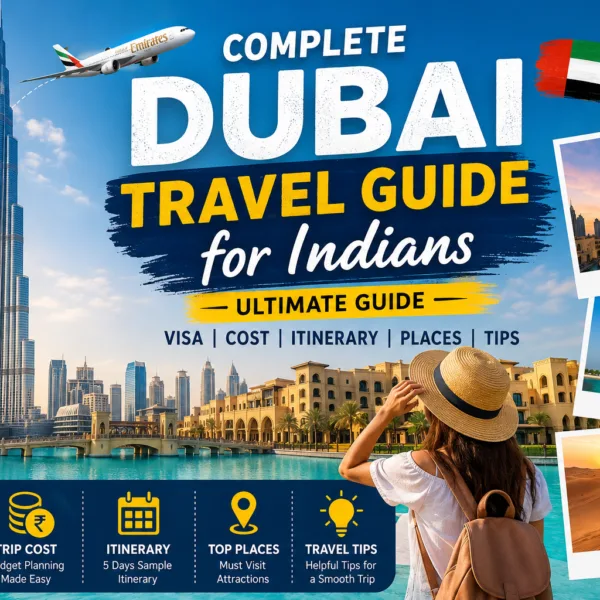 Dubai Travel Guide for Indians with Burj Khalifa skyline