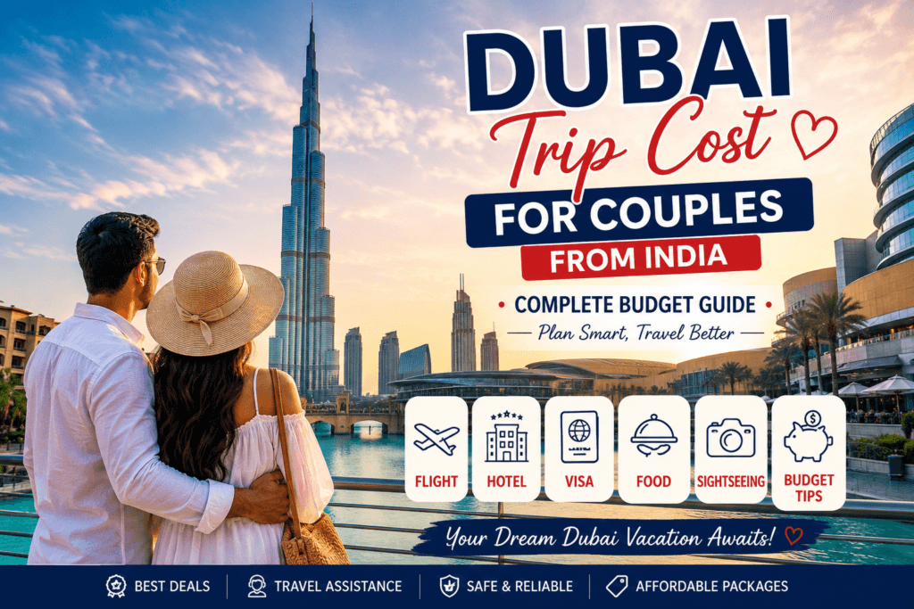 Dubai Trip Cost for Couples from India