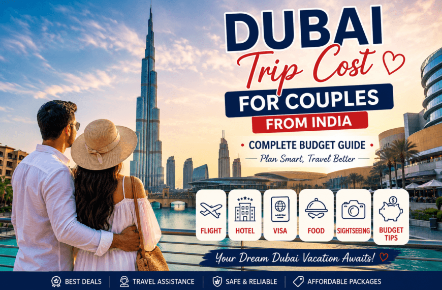 Dubai Trip Cost for Couples from India