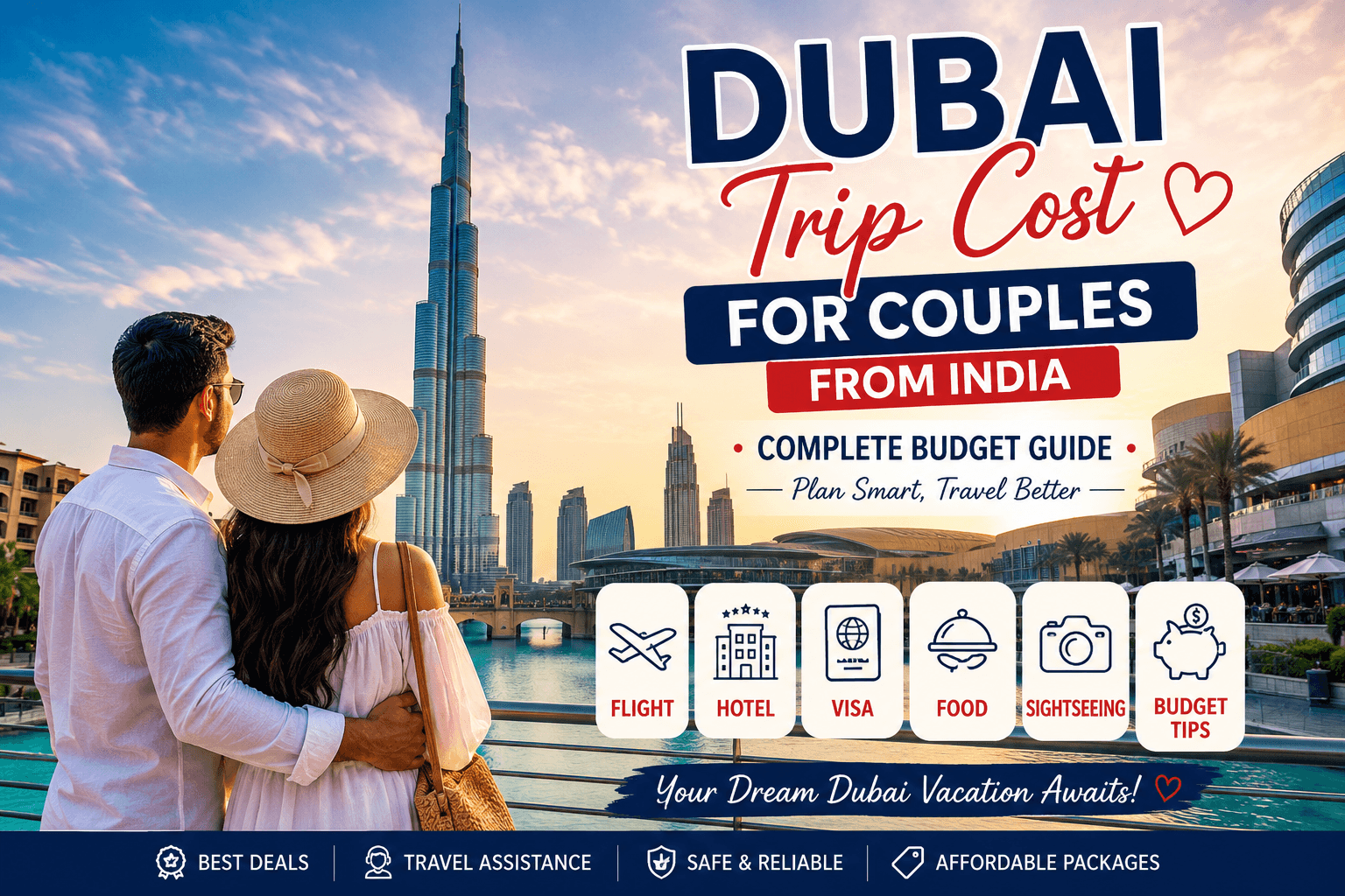 Dubai Trip Cost for Couples from India