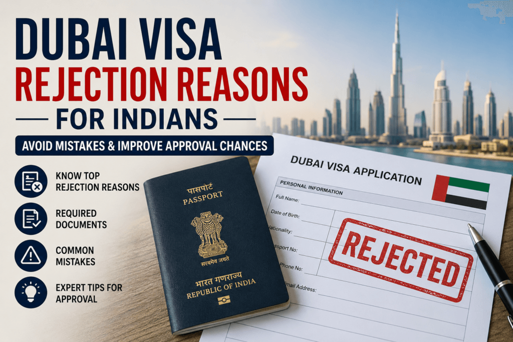 Dubai Visa Rejection Reasons for Indians with expert visa approval tips