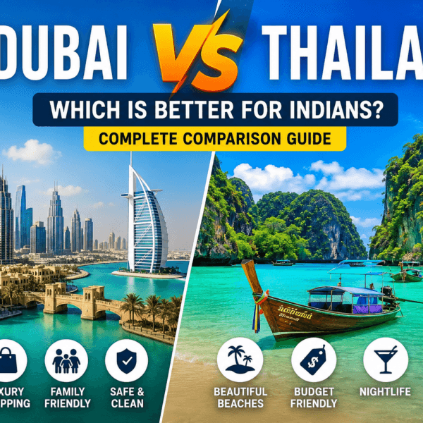 Dubai vs Thailand travel comparison