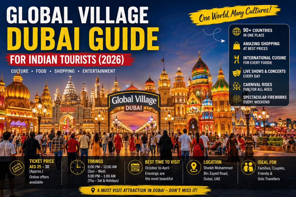 Global Village Dubai Guide for Indian Tourists