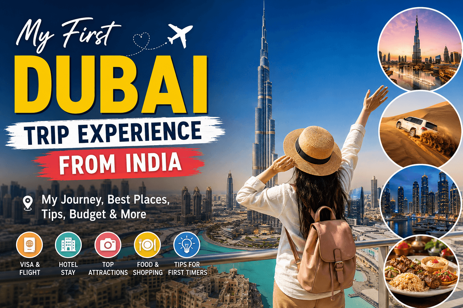 First Dubai Trip Experience from India at Burj Khalifa